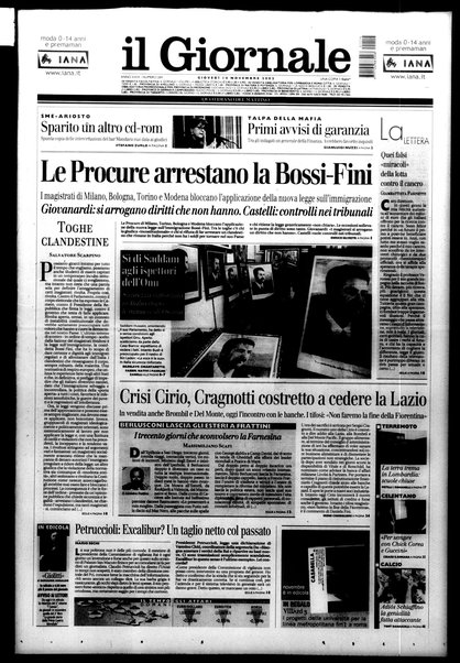 Il giornale : quotidiano del mattino